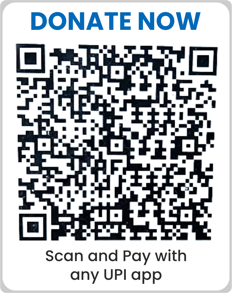 Donate via UPI — scan this QR code with any UPI app
